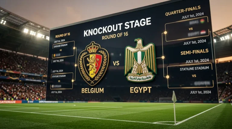 Follow Group G Rivals into the Knockouts — Belgium & Egypt’s Next Tests